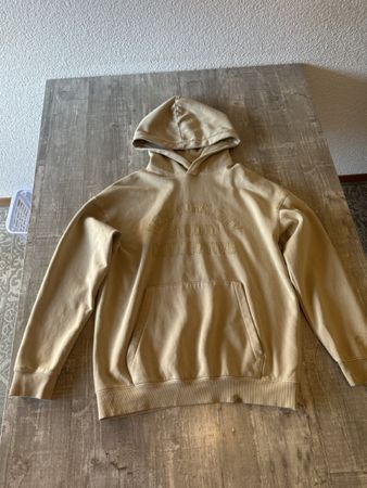 H&M Hoodie und Hose Set, Beige und Grün, Grösse 170/176