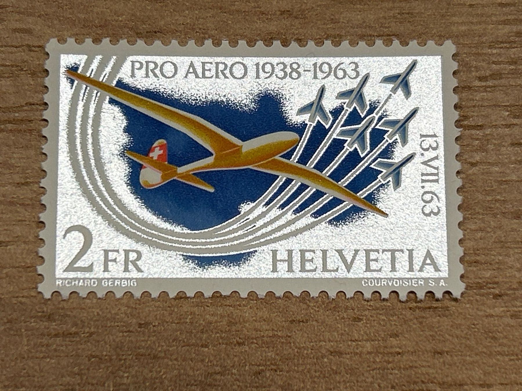 Alle Briefmarken: Briefmarke - Schweiz - Pro Aero 1963 - postfrisch – Neu (gemäss Beschreibung) aus Villnachern von RicardoMary