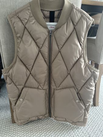 S.Oliver Steppweste Beige, neu, Grösse S