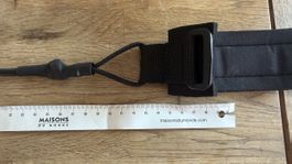 Black Surfboard Leash, ankle strap, good condition