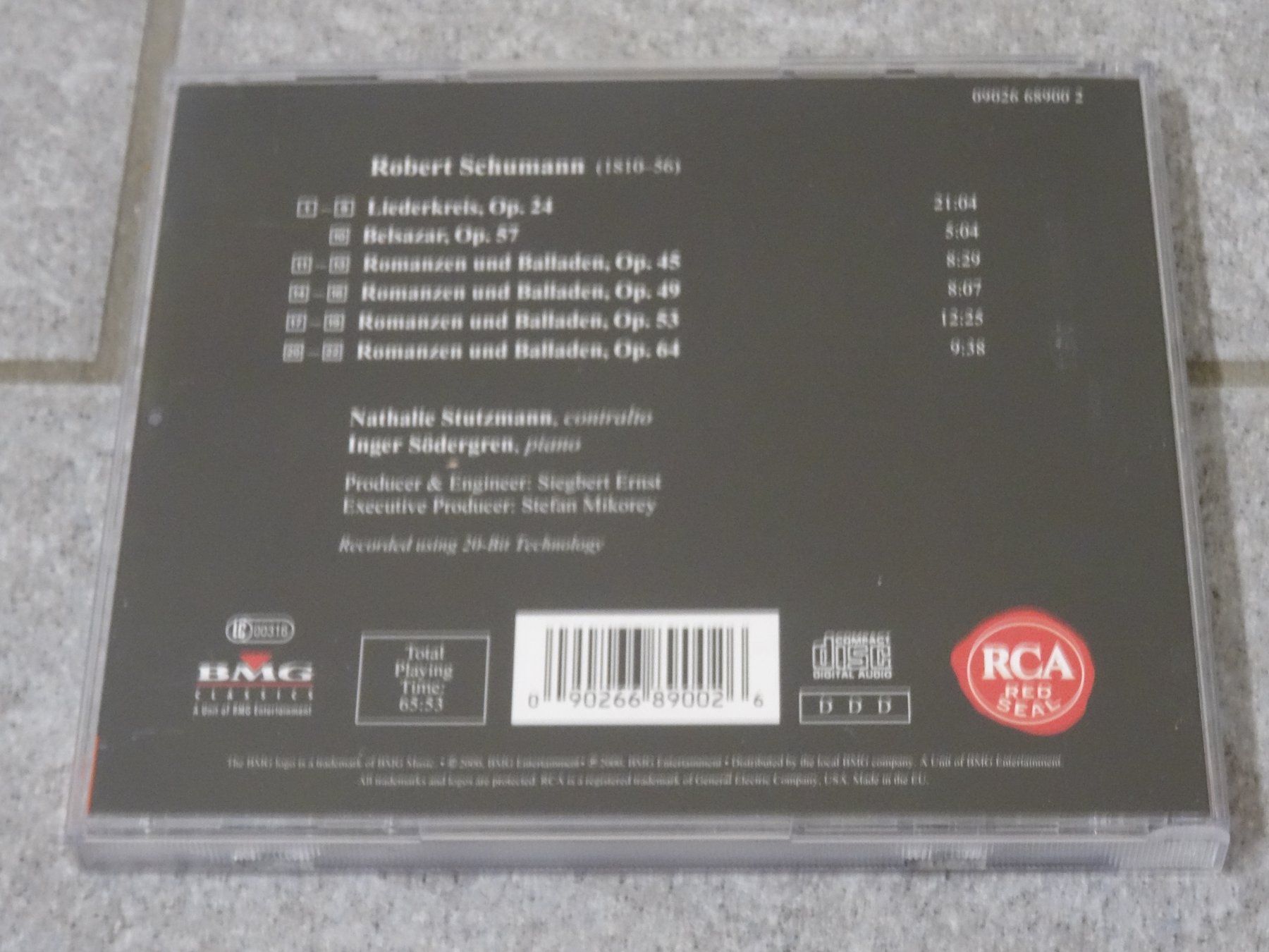 CD: Nathalie Stutzmann: Schumann Liederkreis CD  - Södergren – Usato da Olten venduto da Disc-Ausverkauf 1
