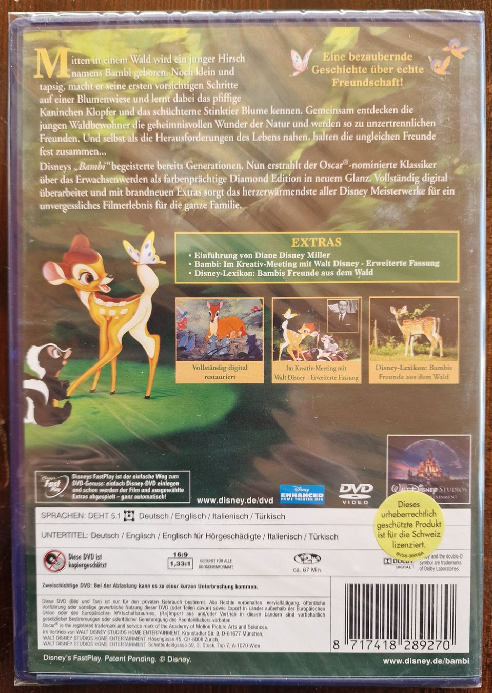 Tutti i DVDs: DVD  Bambi – Usato da Röthenbach i. E. venduto da Heureka5 1