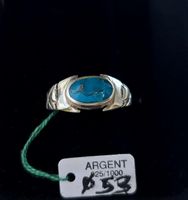 Bague Vintage Style Navajo "Pointe de Turquoise" Argent 925