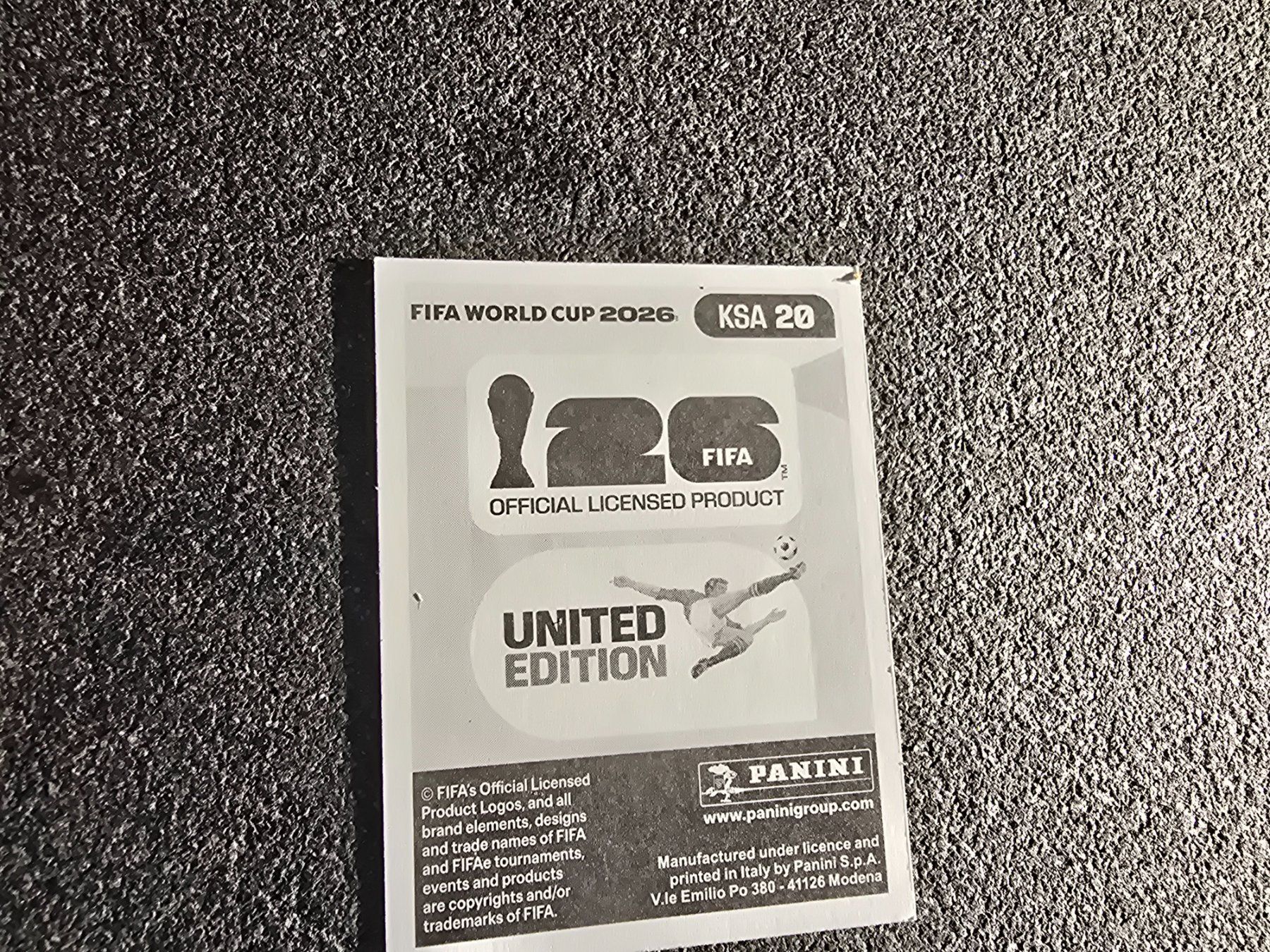 Panini Carte collezionabili: Panini WM 26 - KSA20 – Nuovo (secondo la descrizione) da Tennwil venduto da mal_2fhf 1