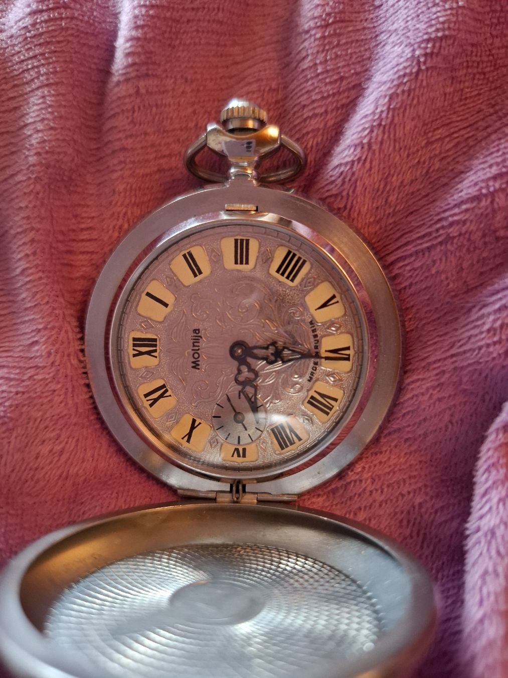 Orologi: MECH.TASCHENUHR MIT EINSATZ LANDSCHAFTSMOTIV – Nuovo (secondo la descrizione) da Gretzenbach venduto da schibaya 3