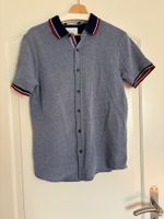 Poloshirt zum Knöpfen Denim & Flower M