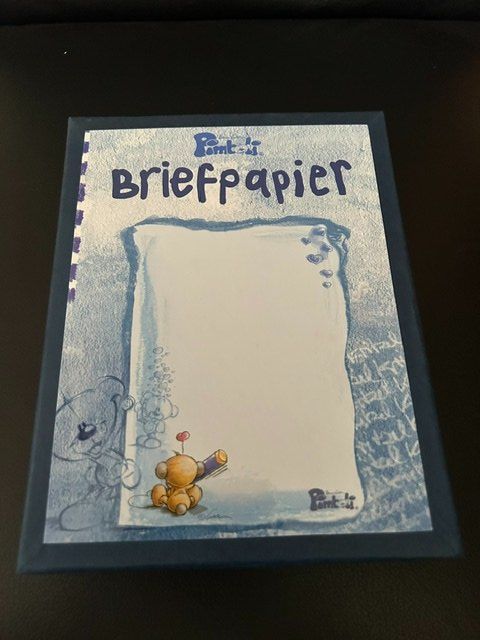 Papiere: Diddl / Pimboli Briefpapierbox Blau – Neu (gemäss Beschreibung) aus Kloten von Monkell