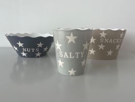 KRASILNIKOFF Danish Design - 3 Snack Schalen