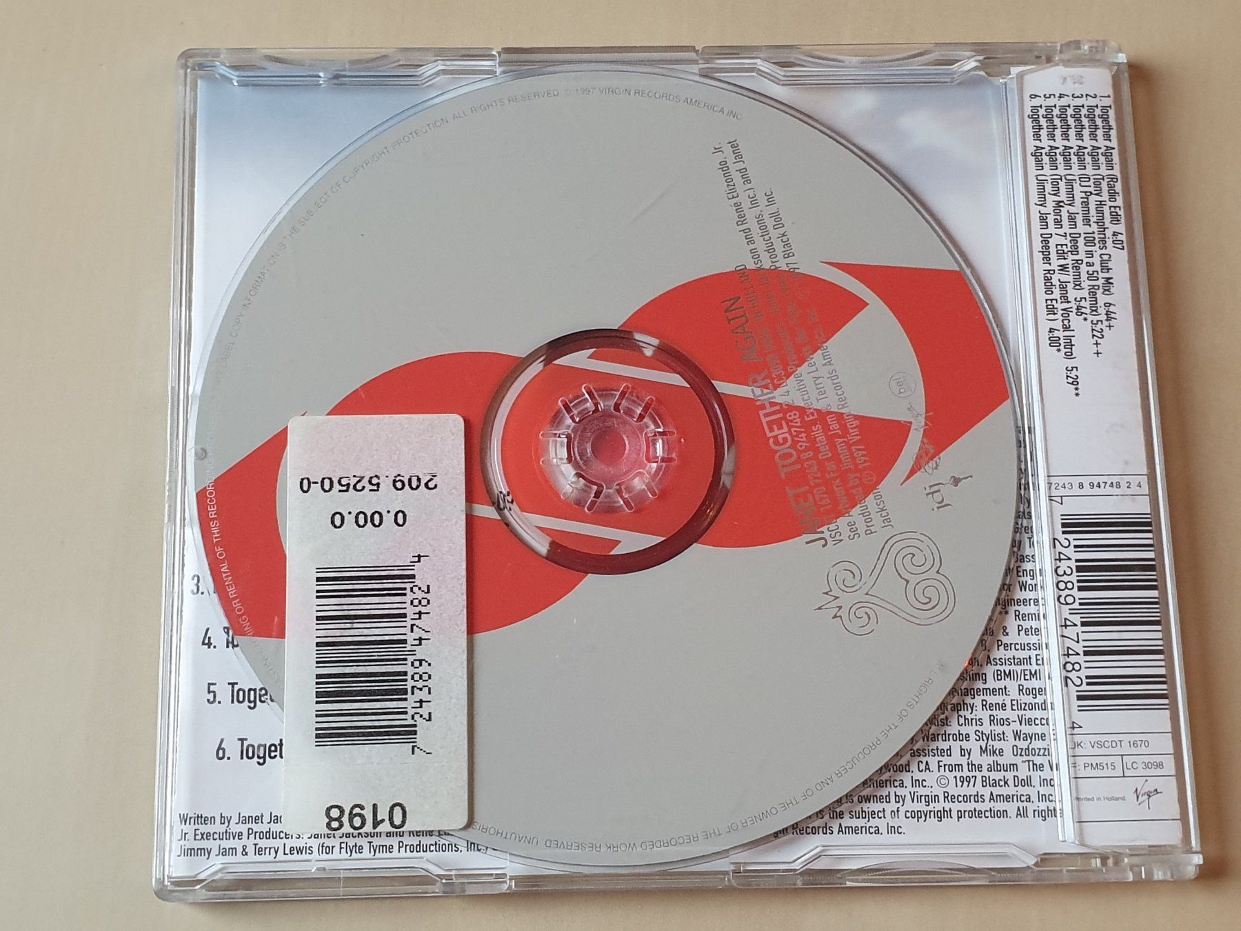 CD: Janet Together Again – Usato da Stansstad venduto da collectorsshop 1