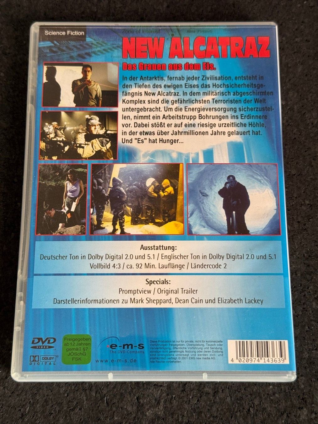 Tutti i DVDs: New Alcatraz "Das Grauen aus dem Eis" DVD DE/EN – Usato da Fribourg venduto da tschjoly 1