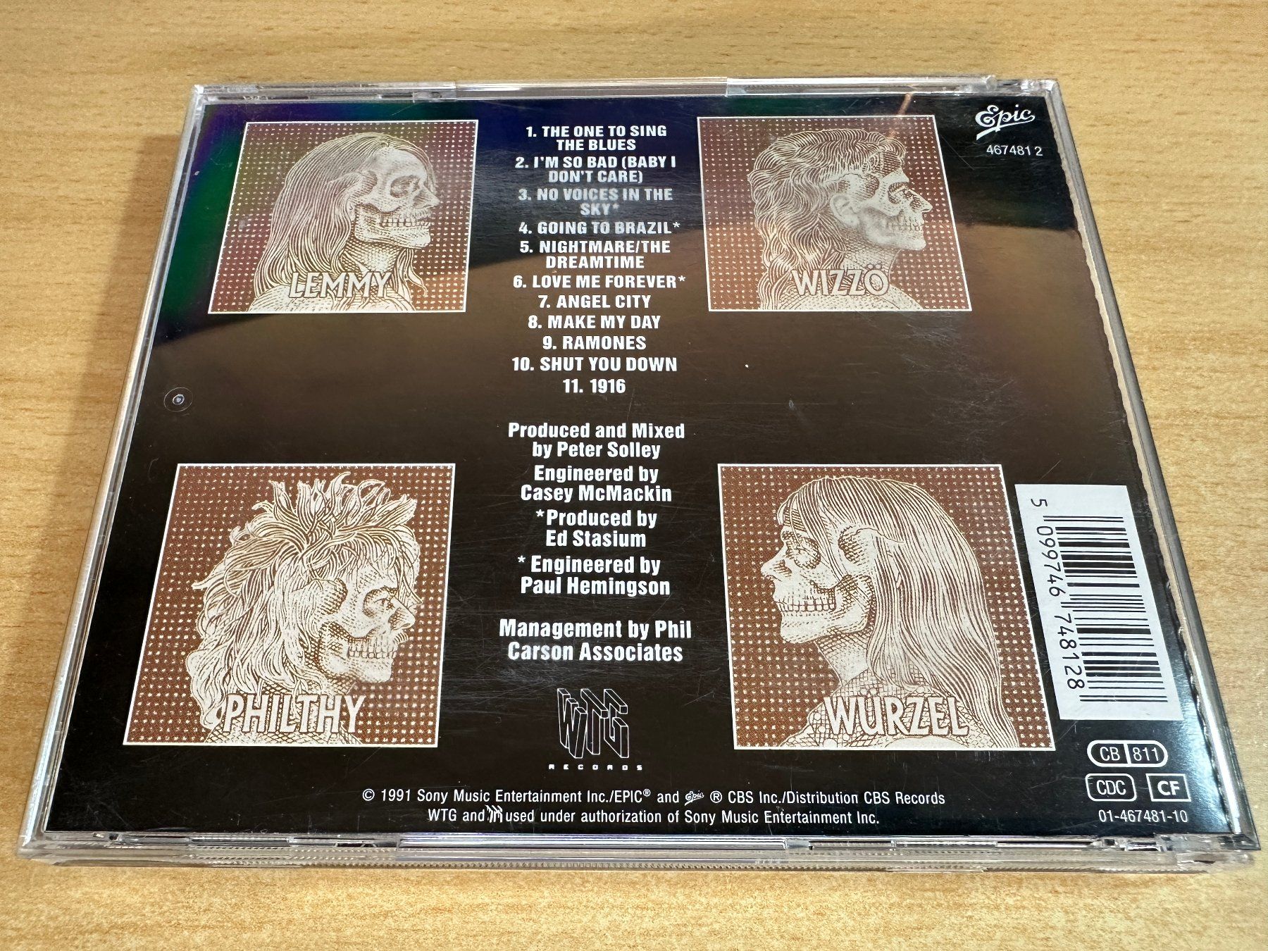 CDs: N8 Motörhead – 1916 – Gebraucht aus Rikon im Tösstal von Alpenmutz 1