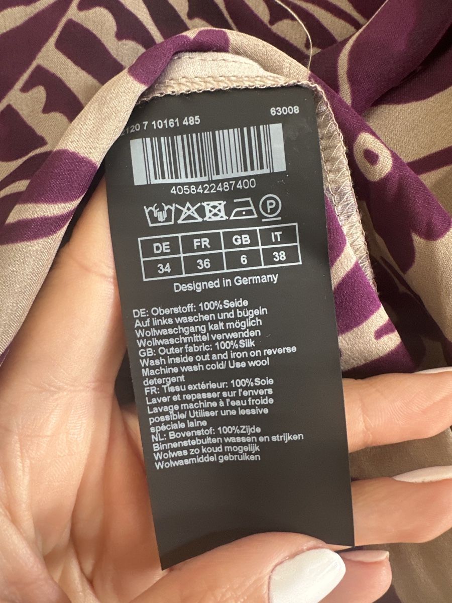 Camicette: Hallhuber Bluse 100% Seide – Usato da Uster venduto da Ninii003 2