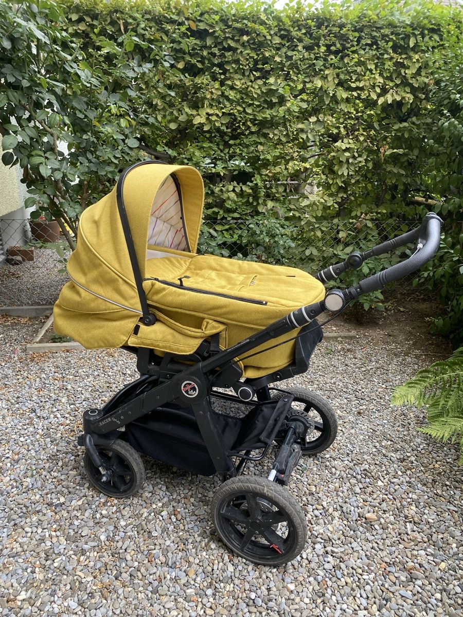 Hartan Carrozzine: Kinderwagen Hartan Racer gelb – Usato da Bern venduto da Violettaline