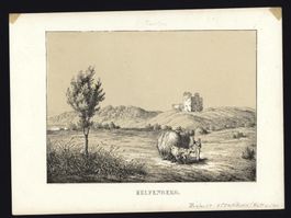 Helfenberg Ruine von Wagner 1840