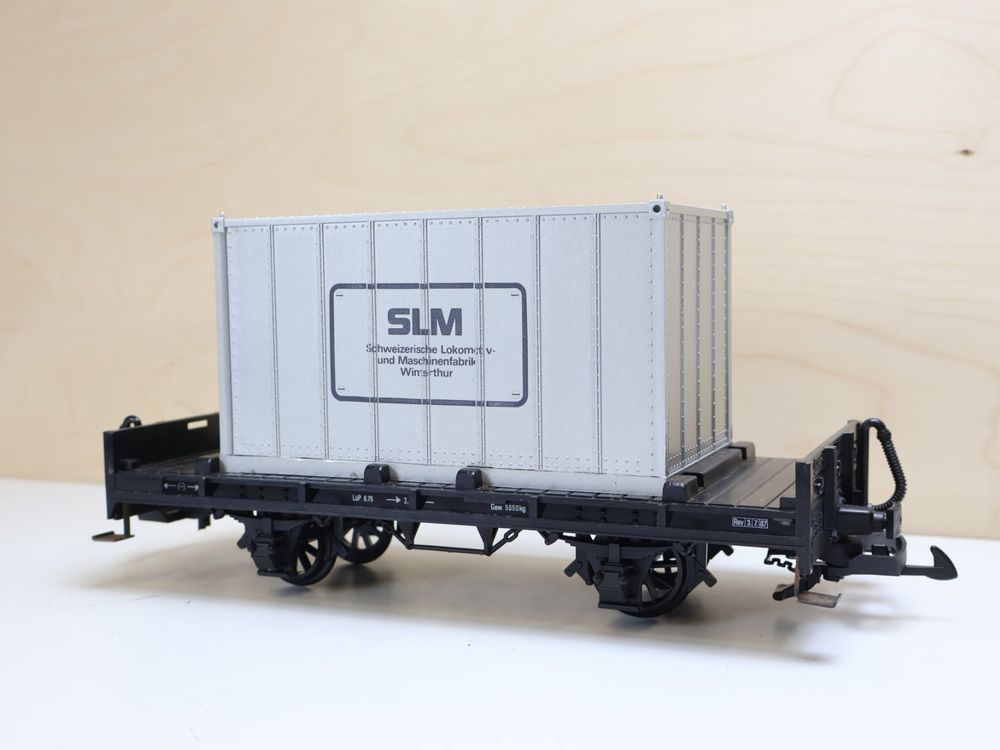 LGB SLM Winterthur Containerwagen - Sondermodell (Gebraucht) in ...