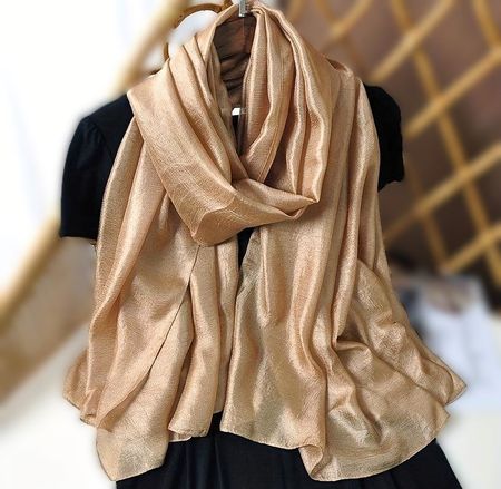 🌾Natur pur: Tie-Dye Schal in Khaki für Strand & Reise! 🌾