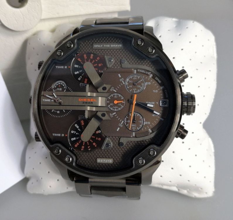 Neue DIESEL MR. DADDY 2.0 DZ7315 grosse Herren Uhr 2