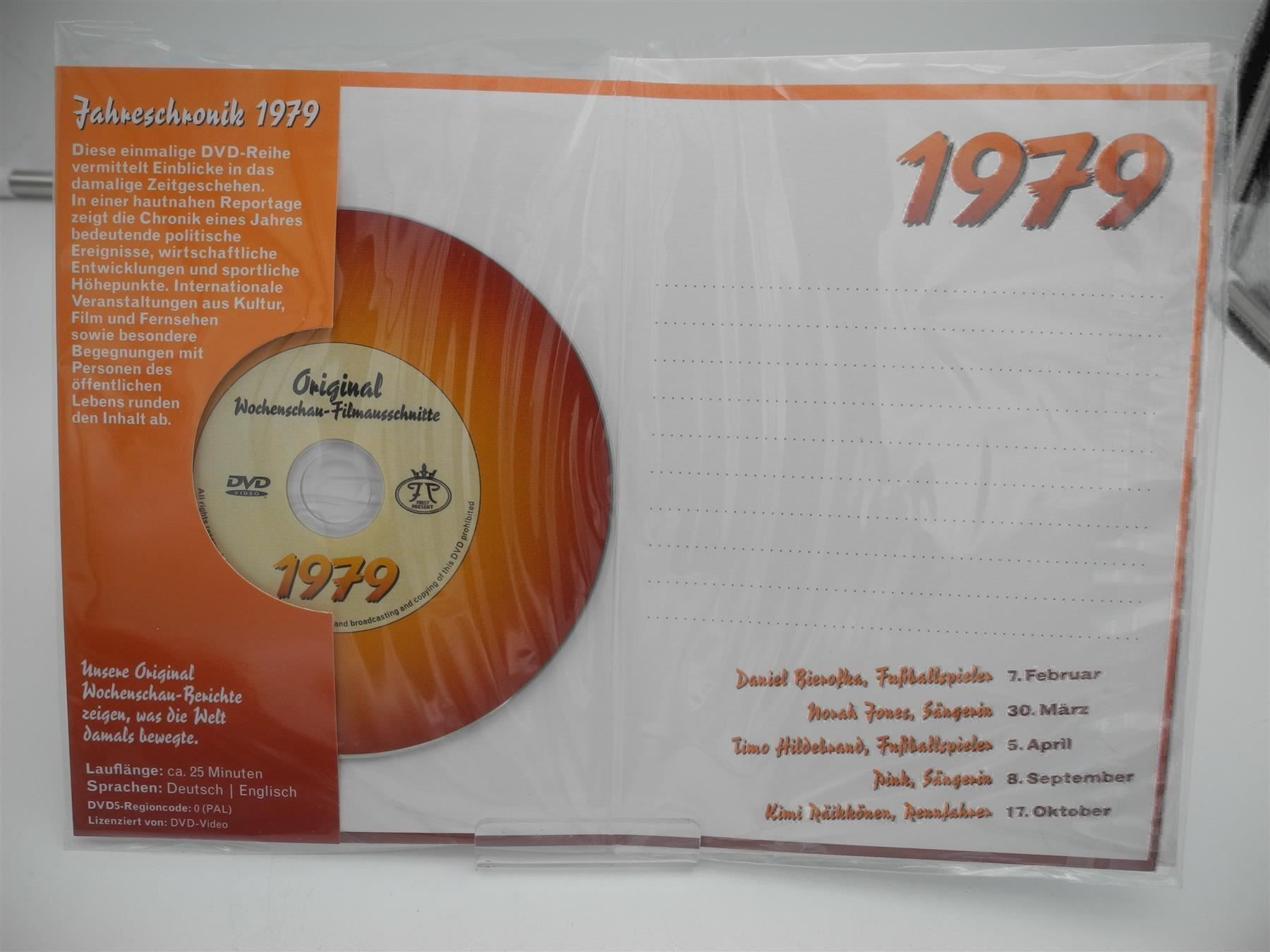 Karten: Geburtstagskarte mit CD, Jahr 1979 – Neu und originalverpackt aus Kottwil von Crazyrolf 1