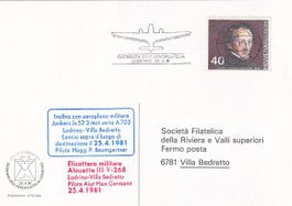Tag d. Aerophilatelie 1981 (Lodrino), Lodrino - V. Bedretto