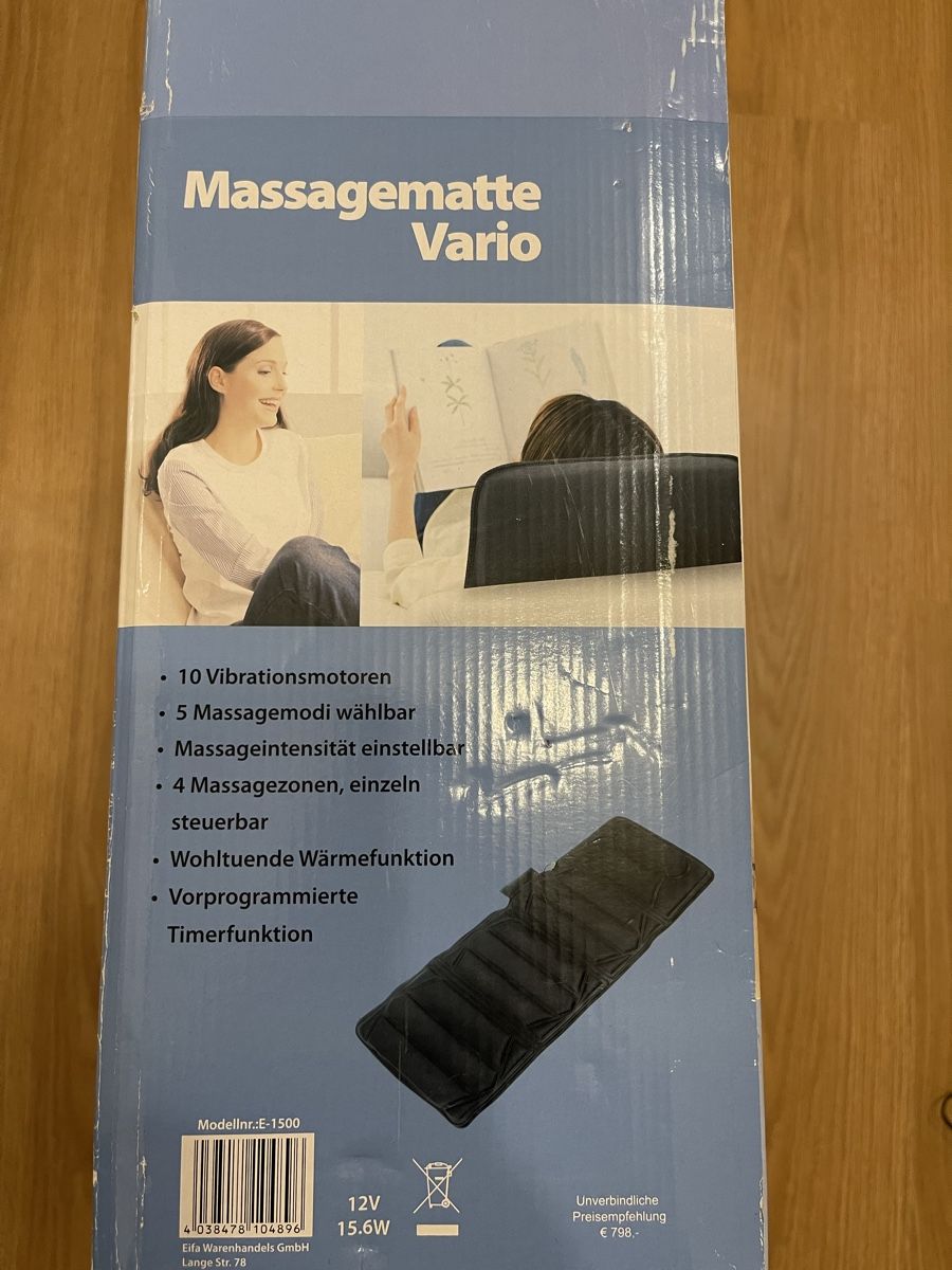 Dispositivi per massaggi: Massagematte mit Wärmefunktion – Usato da Zürich venduto da hus_qz9f 1