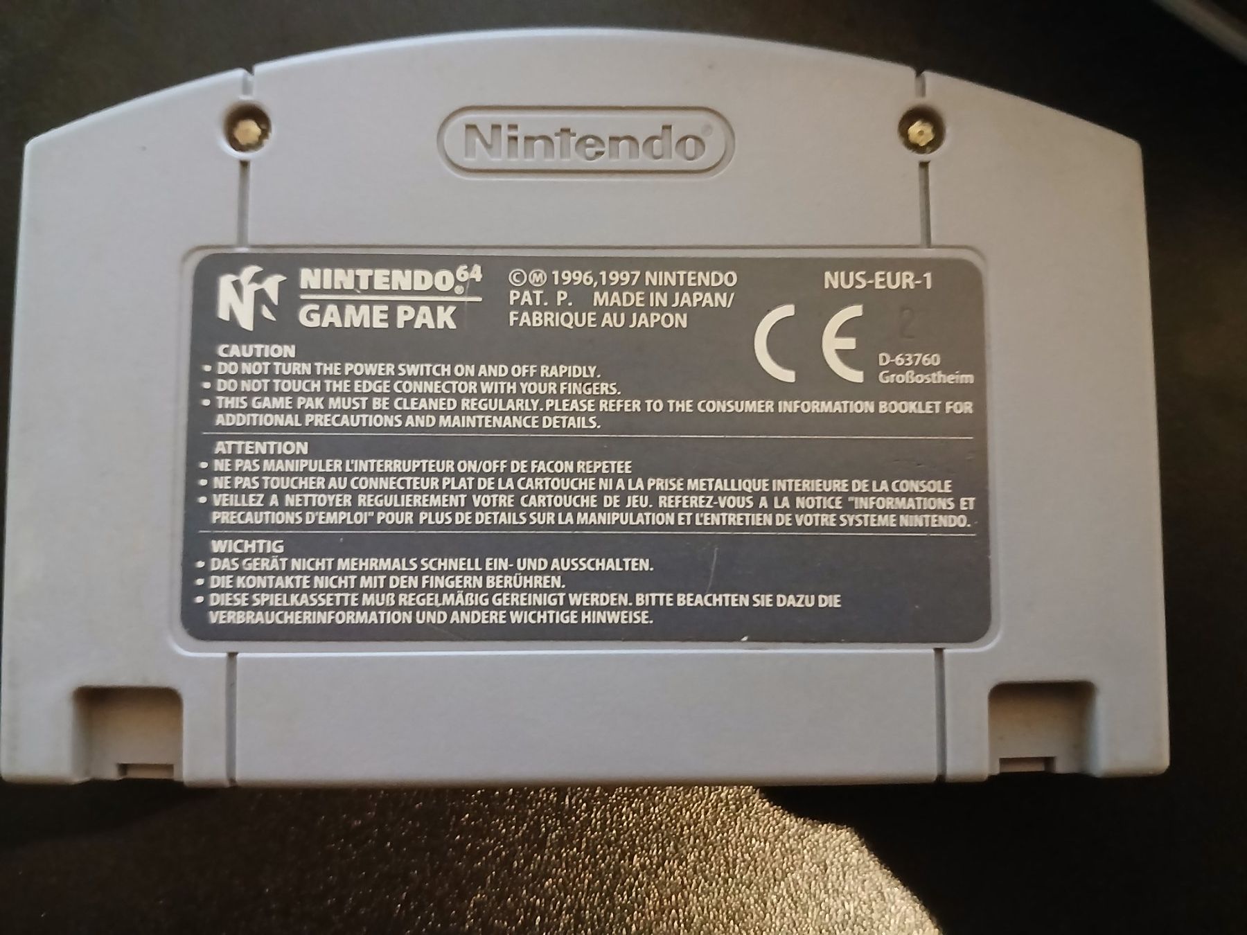 Giochi: F1 World Grand Prix N64 – Usato da Monthey venduto da Micro-ondesGame 1