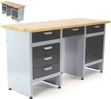 06276 - Werkbank mit 6 Schubladen V1 - 160x60x85cm