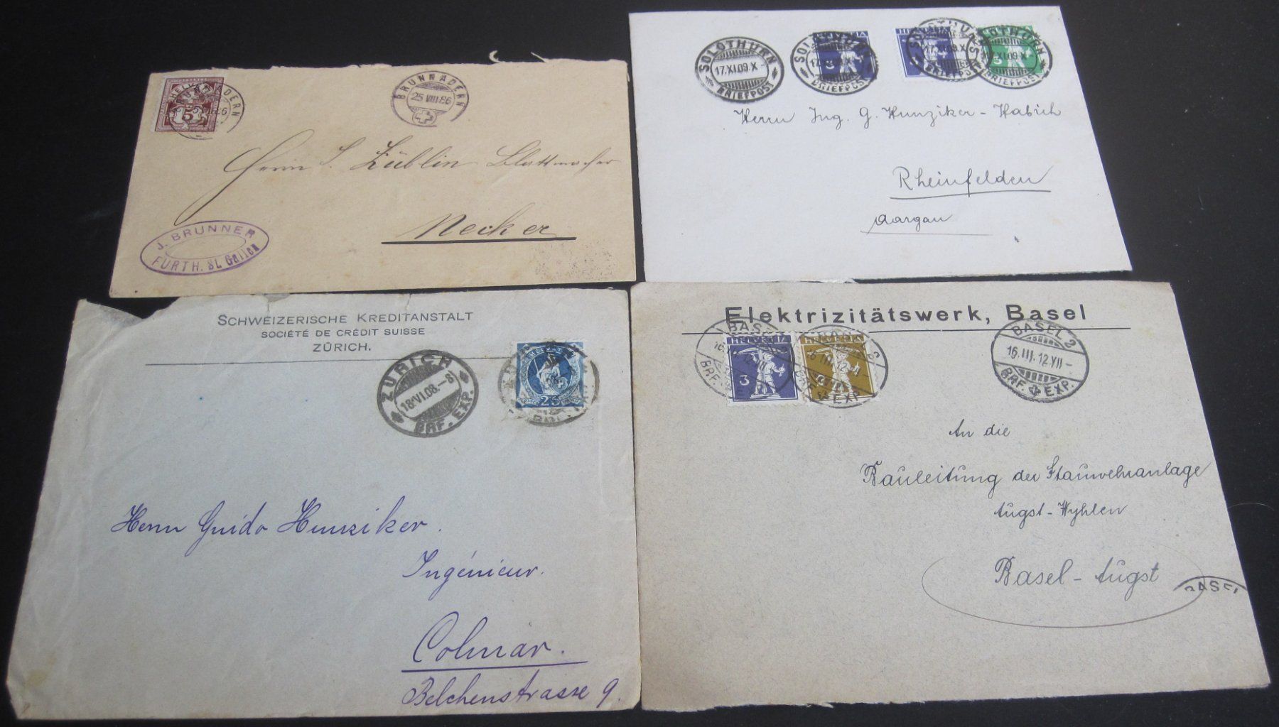 Tutti i francobolli: 40 alte Bedarfsbriefe, Karten, usw. – Usato da Waltenschwil venduto da lehrblaetz55 2