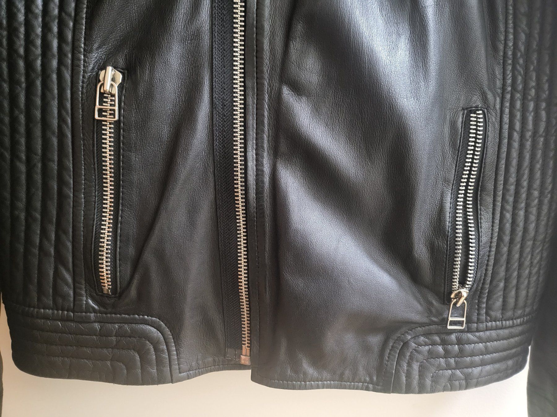 Giacche: Schwarze Lederjacke Goosecraft Biker 921 – Usato da Basel venduto da sci_67ms 3