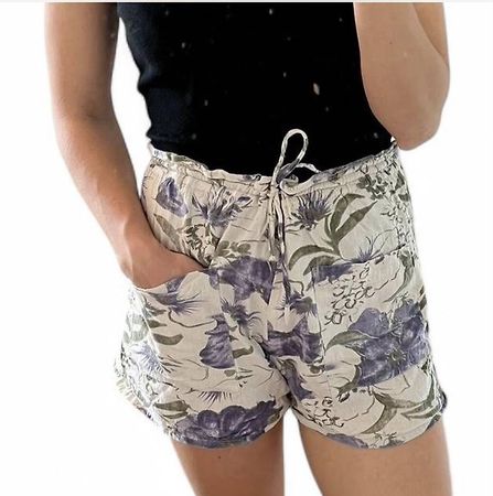 super bequeme kurze Hosen aus Leinen für Sommer Grösse M