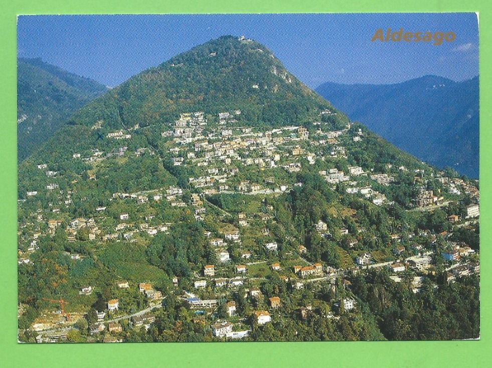 Cartoline postali: Aldesago (TI) sopra Lugano – Usato da Zürich venduto da t24_de