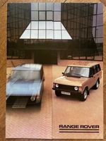 RANGE ROVER ca 1983 Prospekt Schweiz brochure catalogue