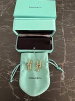 Tiffany HardWear Mittelgrosse Gliederohrringe in Gelbgold