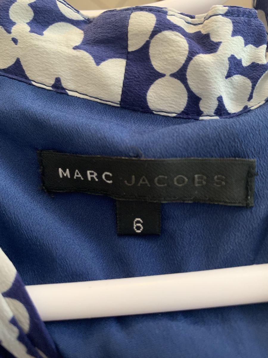 Marc Jacobs Kleider: Robe d'été Marc Jacobs, taille 6, bleu et blanche – Gebraucht aus Lausanne von EliseH 2