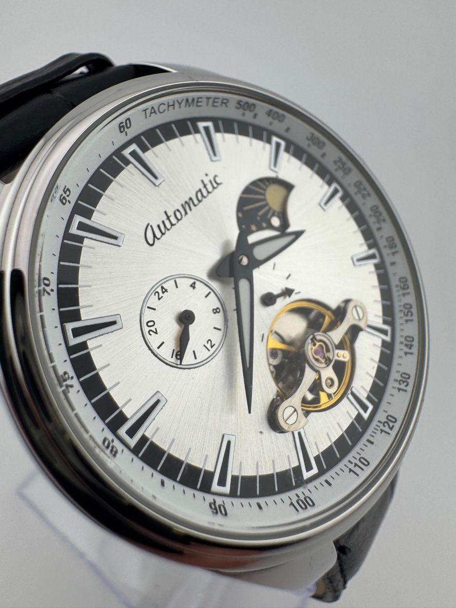 Orologi: Grosse herrenuhr automatic Mondphasen 43 mm full set – Nuovo (secondo la descrizione) da Biel/Bienne venduto da Olin.ka 5