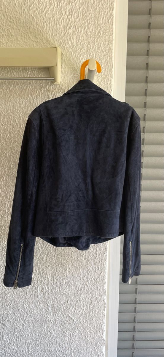 Mango Giacche: Blue Leather Jacket – Usato da Zuoz venduto da noe_g2f5 1