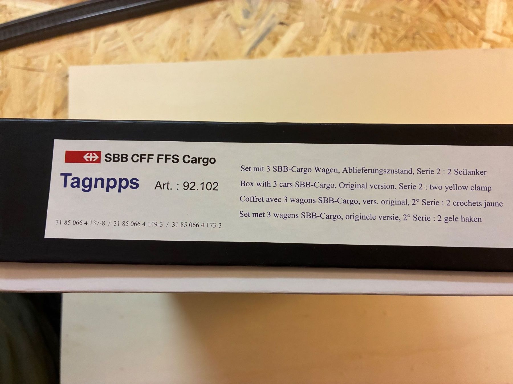 Trains électriques: 3 Getreidesilowagen SBB – Neuf (Voir description) à Menziken par mago010 2