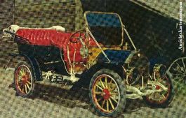 Stoddard Dayton Oldtimer 1909 Werbekarte Auto 1969