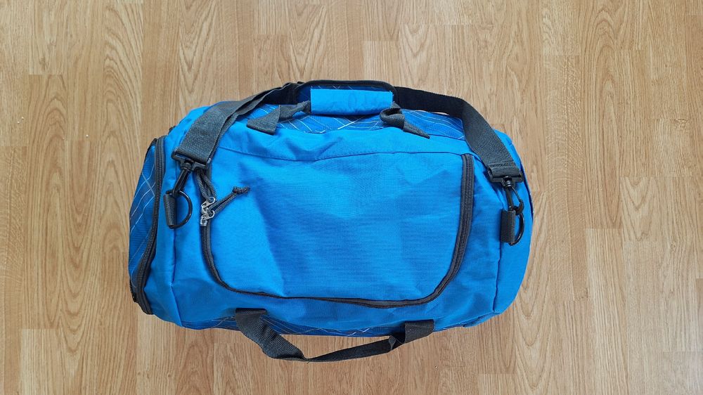 Borse: Sporttasche Reisetasche mit blauem Karomuster – Usato da Lützelflüh-Goldb venduto da bli_f2v9 4