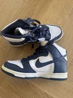 Nike Dunk High Sneaker blau weiss Grösse 36.5 neuwertig