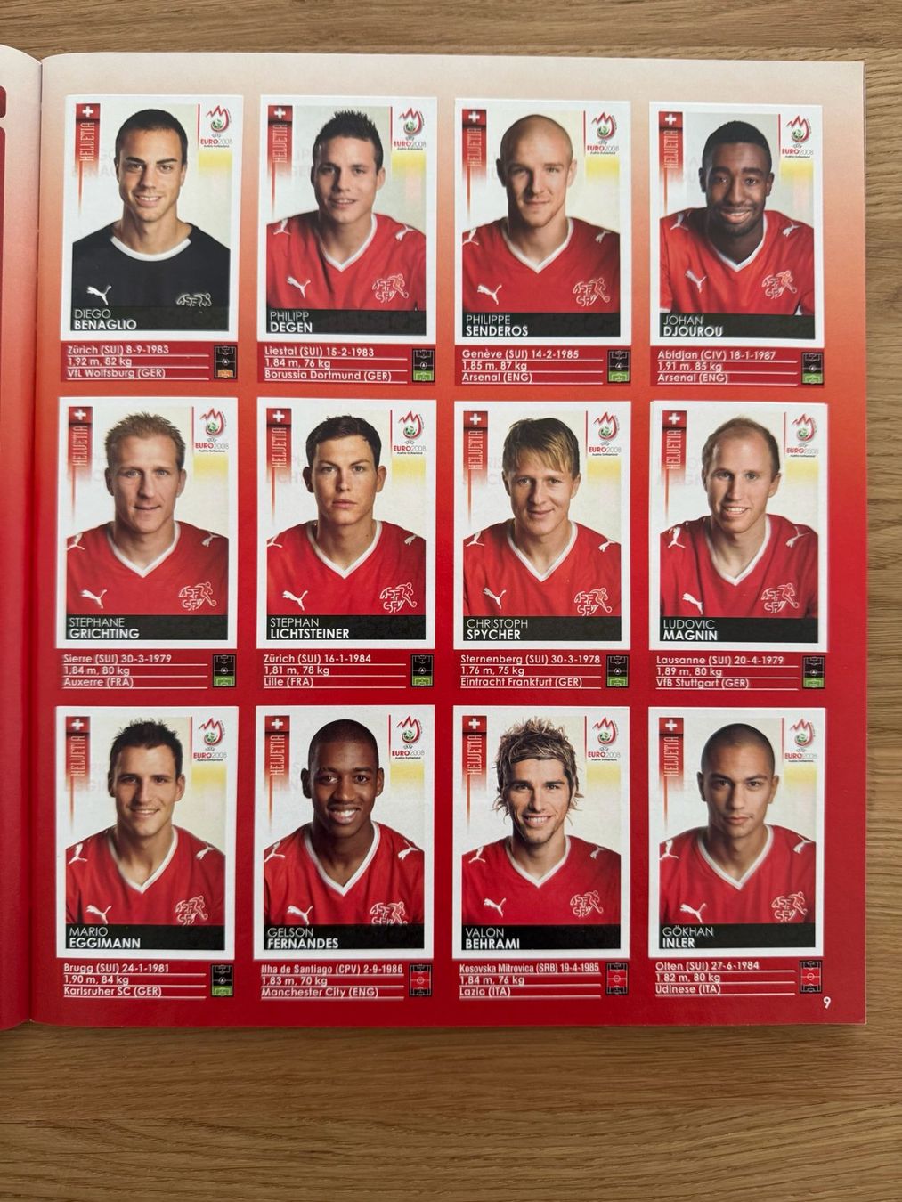 Panini Album: PANINI EURO 2008 – Usato da St. Gallen venduto da Matrix023 1