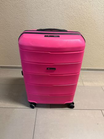 Franky Pink Trolley Koffer mit 4 Rollen