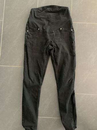 Schwarze Umstandsjeans von H&M Mama, Grösse S/36 Top!