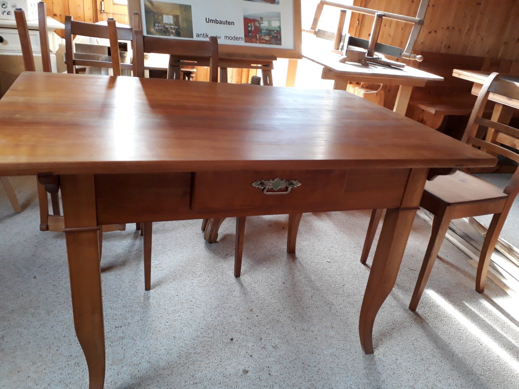 Tavoli: schöner alter Tisch Biedermeier  Kirschb. – Usato da Nesslau venduto da Jakobi01