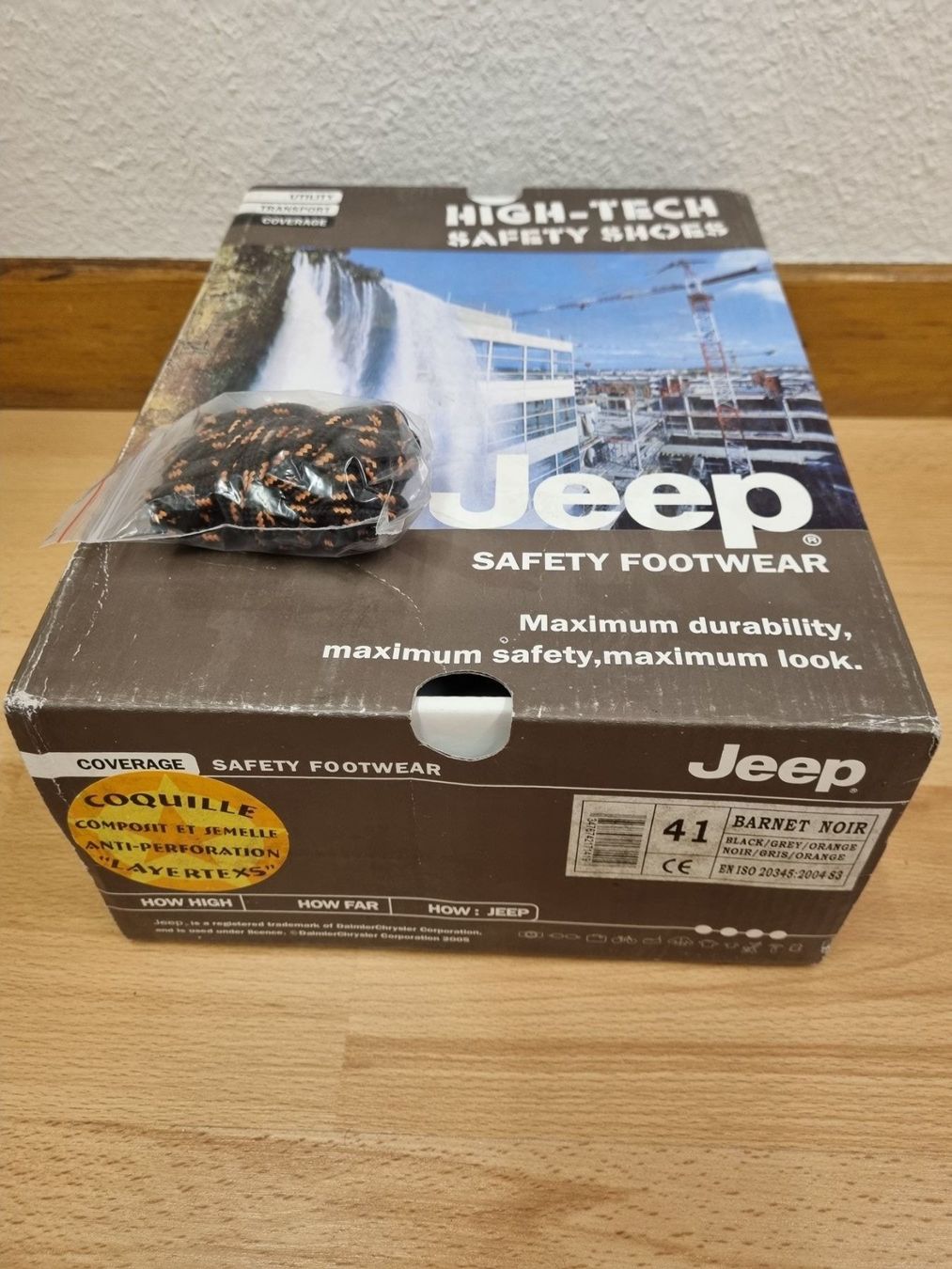 Jeep Scarpe da uomo: Jeep Sicherheitsschuhe Grösse 41 – Nuovo e nell'imballaggio originale da Schönenwerd venduto da Chez_Mimi 3