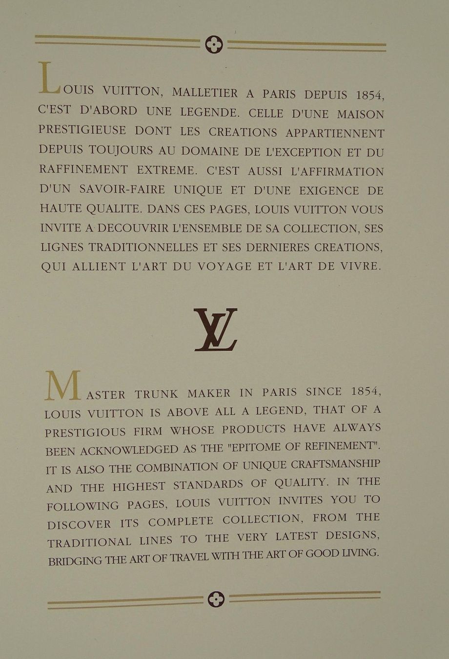 Libri: LOUIS VUITTON LE CATALOGUE 1997 – Usato da Grüningen venduto da Kartensammler 2