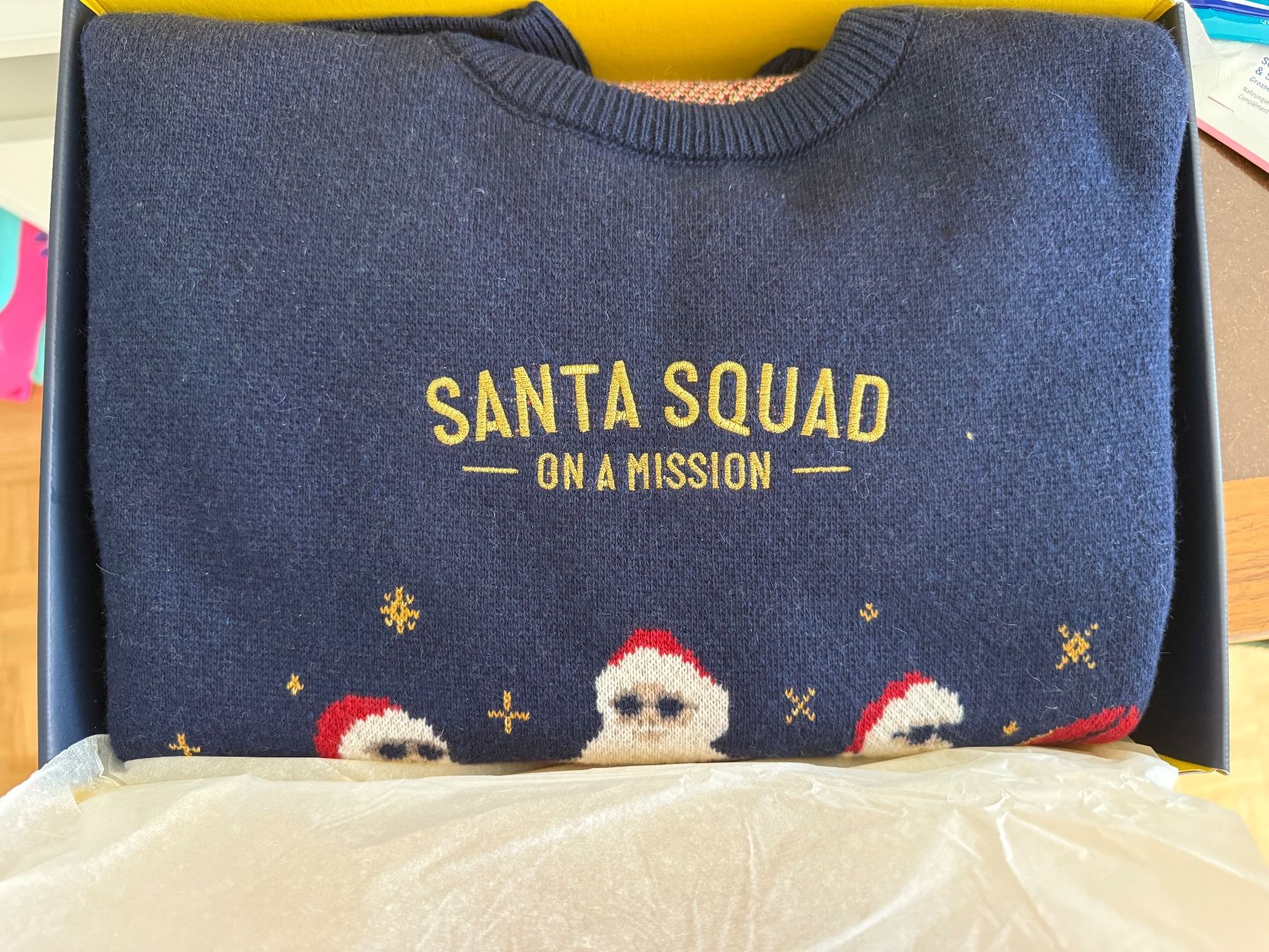 Maglioni & Felpe: Weihnachtspullover Dunkelblau Grösse XL Marke Breitling – Nuovo e nell'imballaggio originale da Bettlach venduto da val_95hq