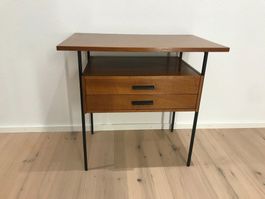 Teak - Charmante Design Beistelltisch 50er - 60er Jahre