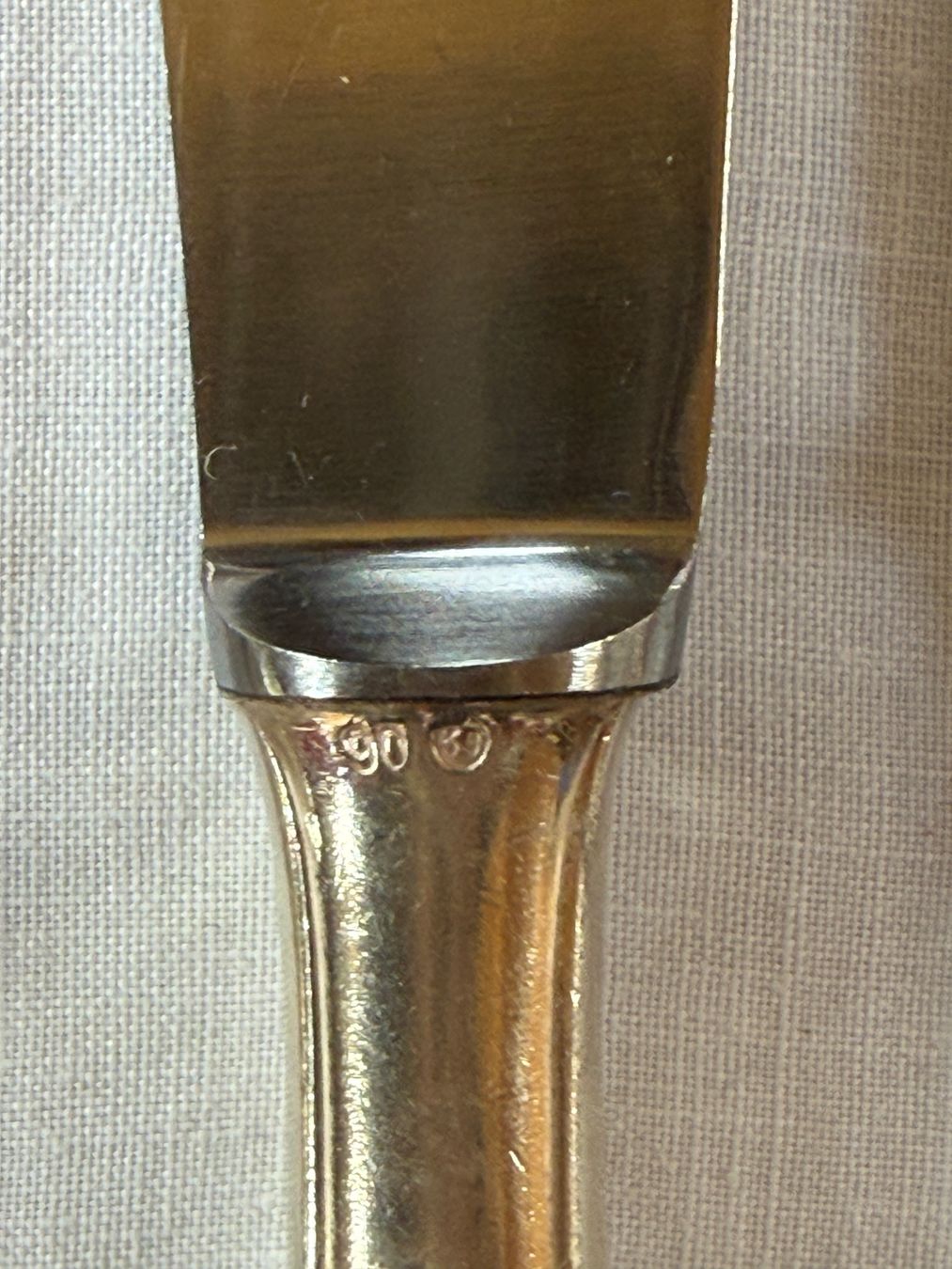 Set di posate: Messer versilbert 3 Sorten vintage total 9 stk – Usato da Wittwil venduto da Schnaeppli64 3
