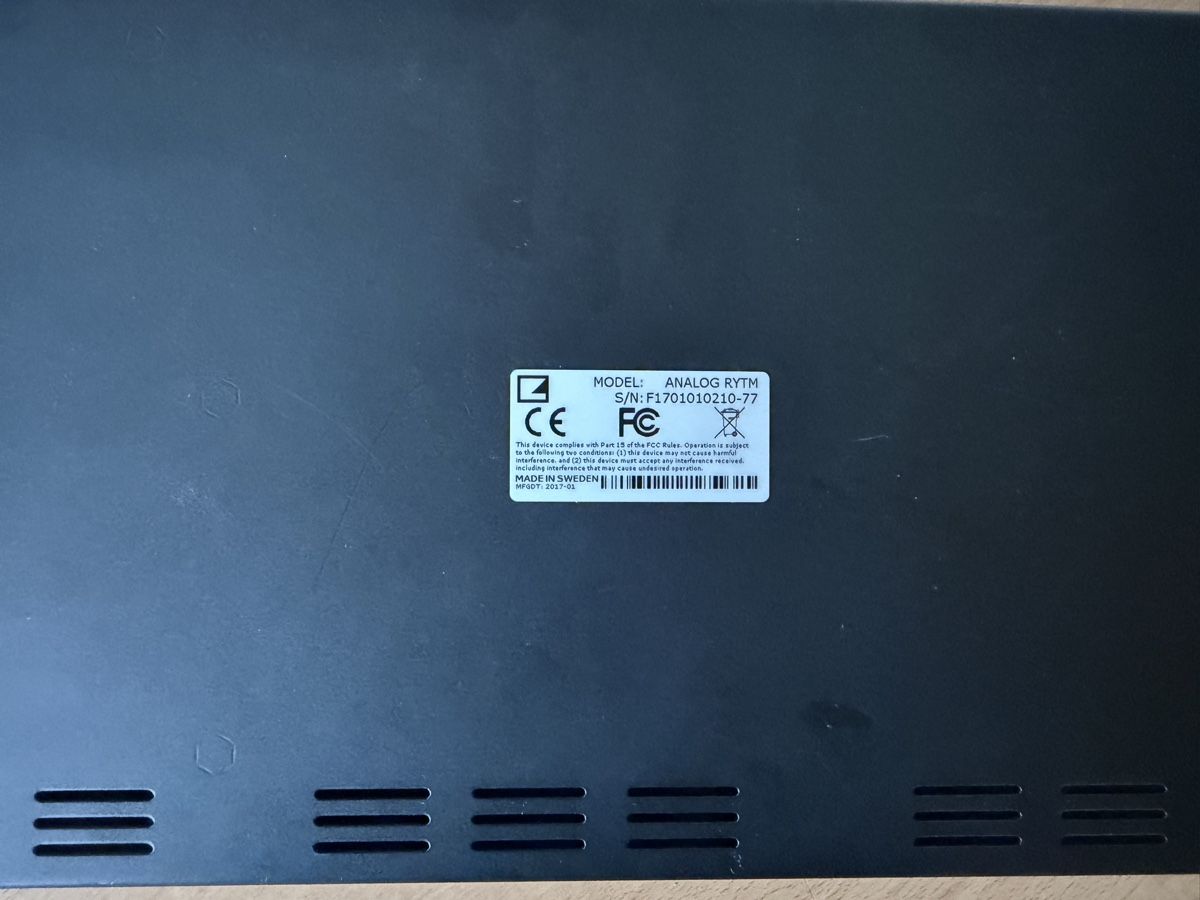 Elektron Strumenti musicali: Elektron Analog Rytm Drum - MK I - Good condition  – Usato da Vordemwald venduto da gerard.green 3