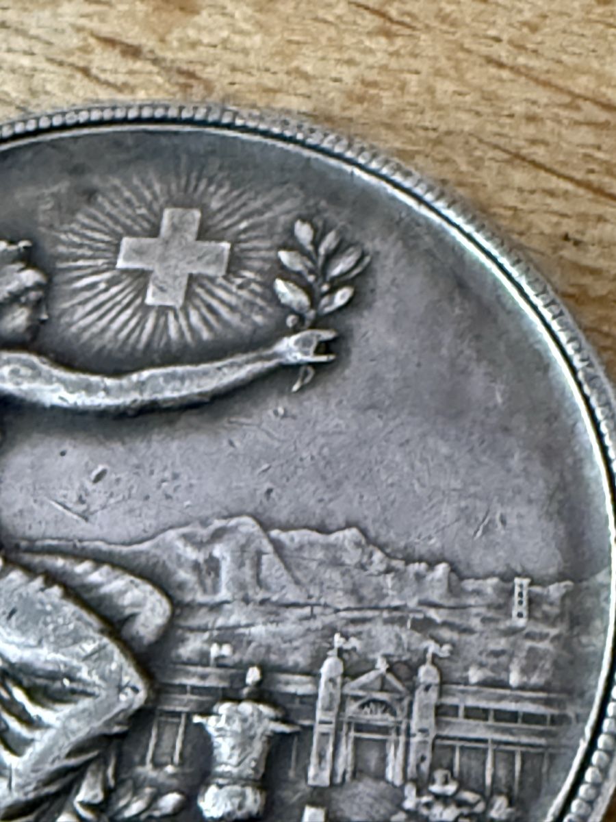 Médailles: Medaillon Eidg. Schützenfest Winterthur 1895 – D'occasion à Goldach par Messerguru 3